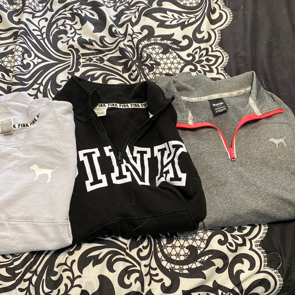 Lot of 3 VS PINK long sleeve
